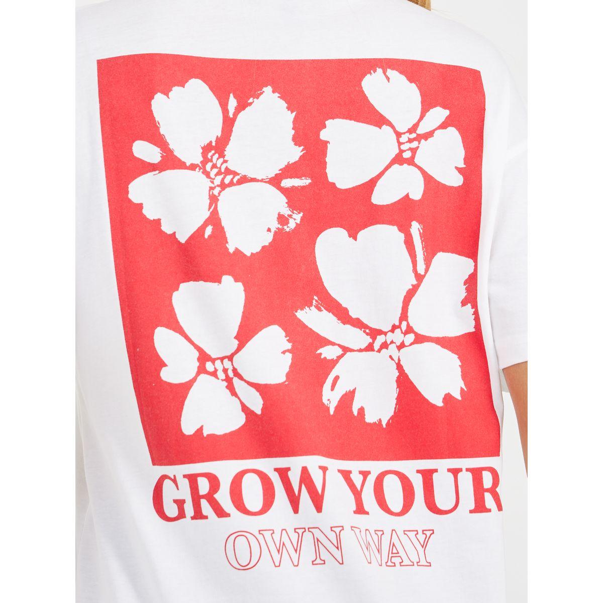 Styli Slogan Graphic Print Short Sleeve Oversized T-Shirt-women-clothing-tshirts-image-5