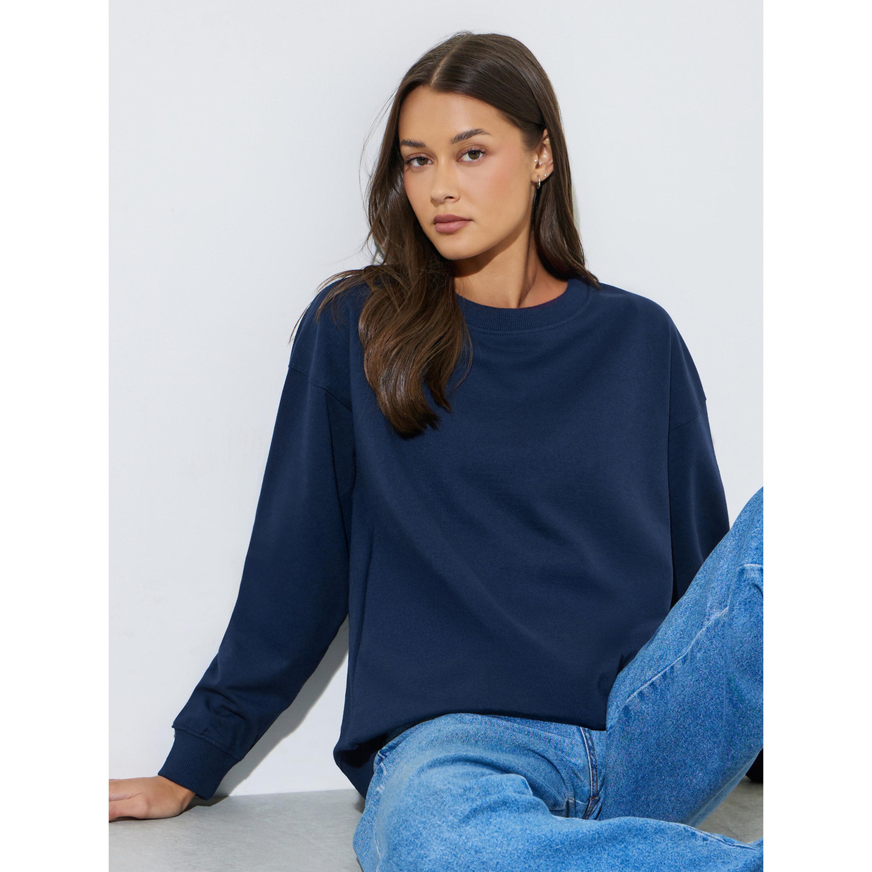 Styli Oversized fit long line sweatshirt-women-clothing-hoodiesandsweatshirts-sweatshirts-image-4