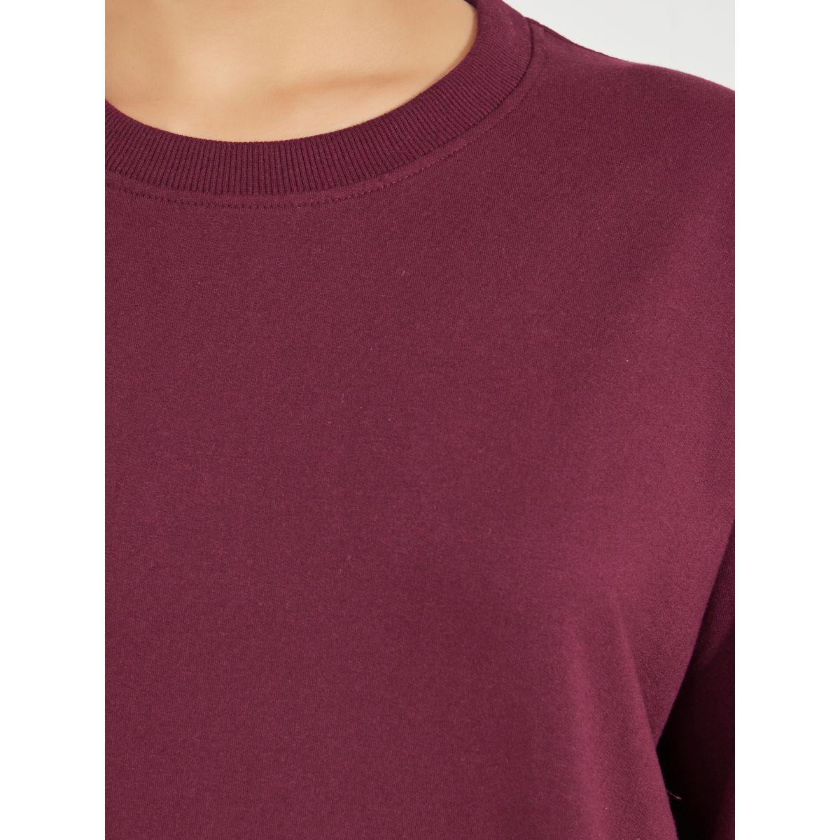 Styli Oversized Solid Longline Sweatshirt-women-winterwear-hoodiesandsweatshirts-sweatshirts-image-3