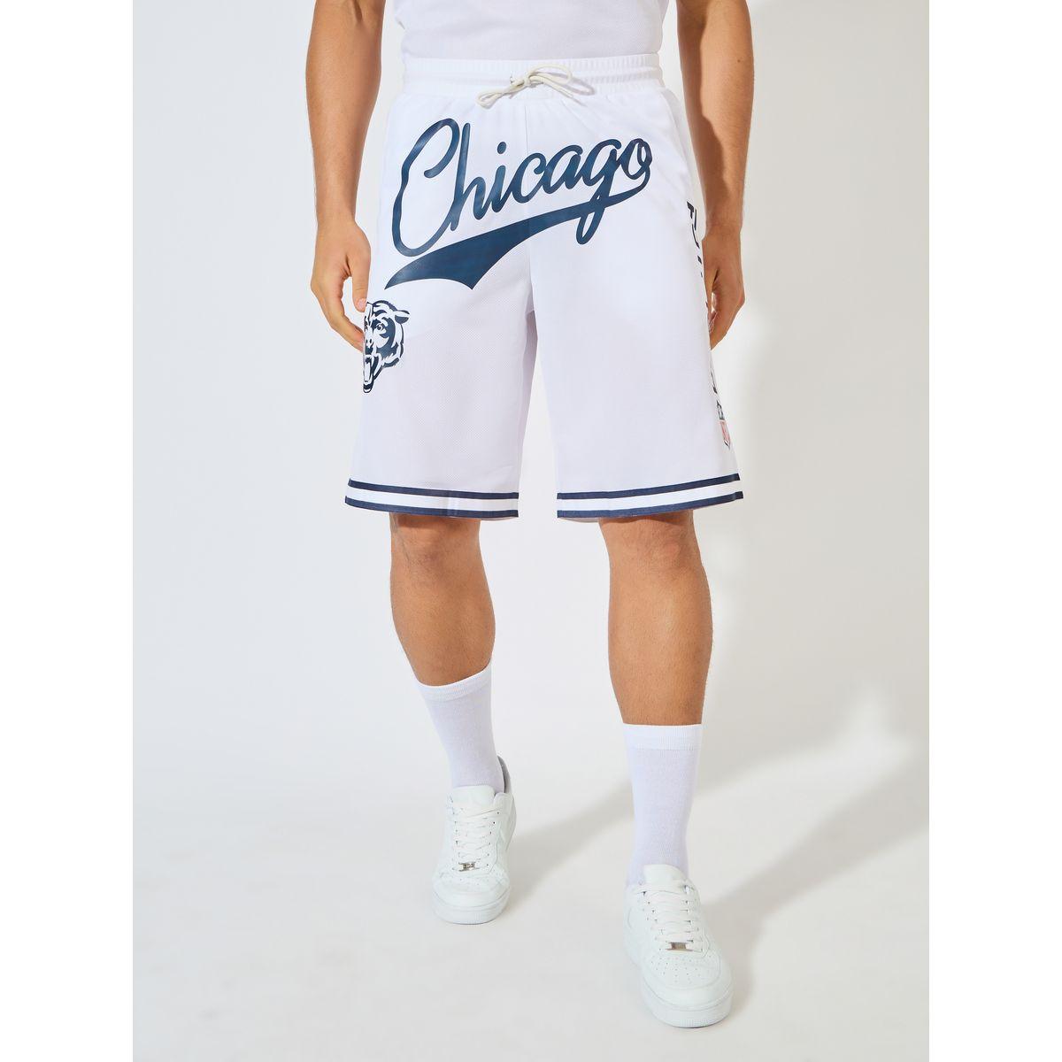 Styli NFL Chicago Bears Jersey Oversized T-Shirt & Shorts Athleisure Co-Ords-men-clothing-coordsets-image-4