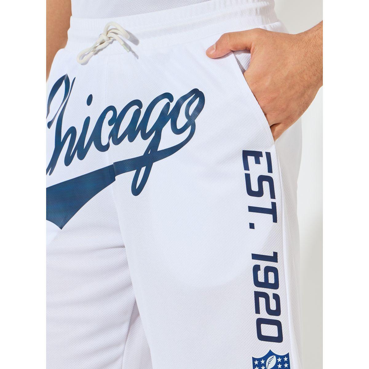 Styli NFL Chicago Bears Jersey Oversized T-Shirt & Shorts Athleisure Co-Ords-men-clothing-coordsets-image-5
