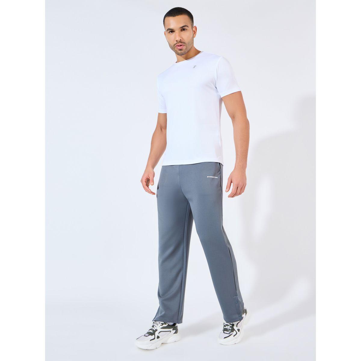 Styli Active Relaxed Fit Open Hem Scuba Pants With Bottom Snap Detail-men-clothing-sportswearandactivewear-bottoms-image-2