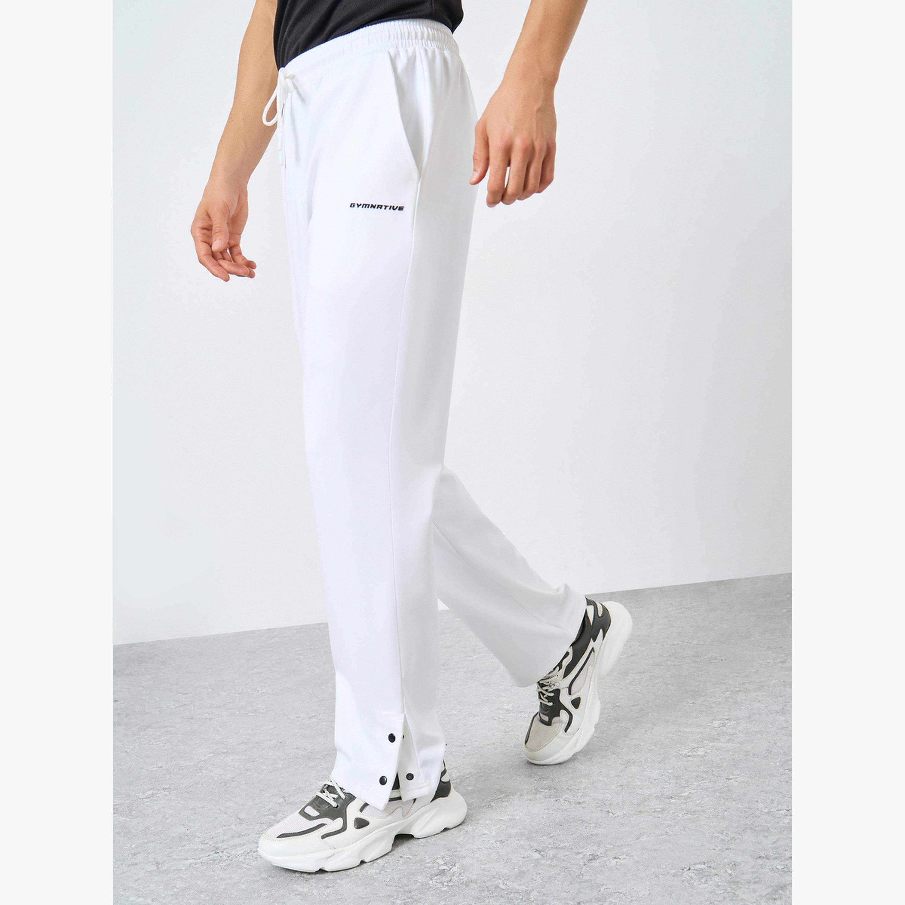 Styli Relaxed Fit Open Hem Scuba Pants With Bottom Snap Detail-men-clothing-sportswearandactivewear-bottoms-joggers-image-1