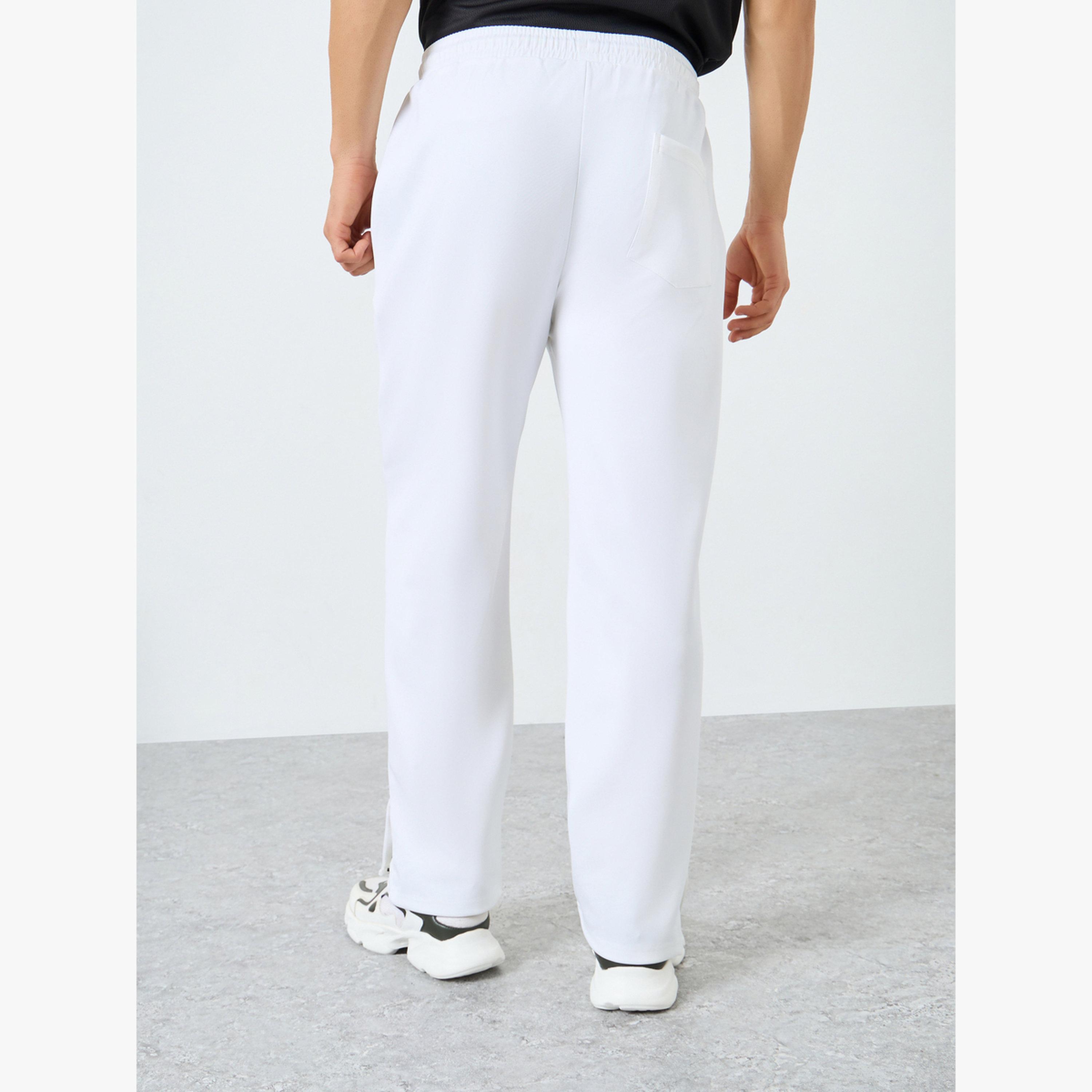 Styli Relaxed Fit Open Hem Scuba Pants With Bottom Snap Detail-men-clothing-sportswearandactivewear-bottoms-joggers-image-3