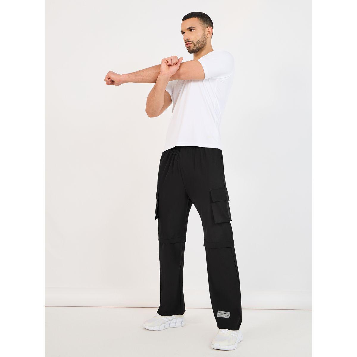 Styli Active Cargo Pocket Oversized Woven Athleisure Pants with Badge-men-clothing-sportswearandactivewear-bottoms-image-2