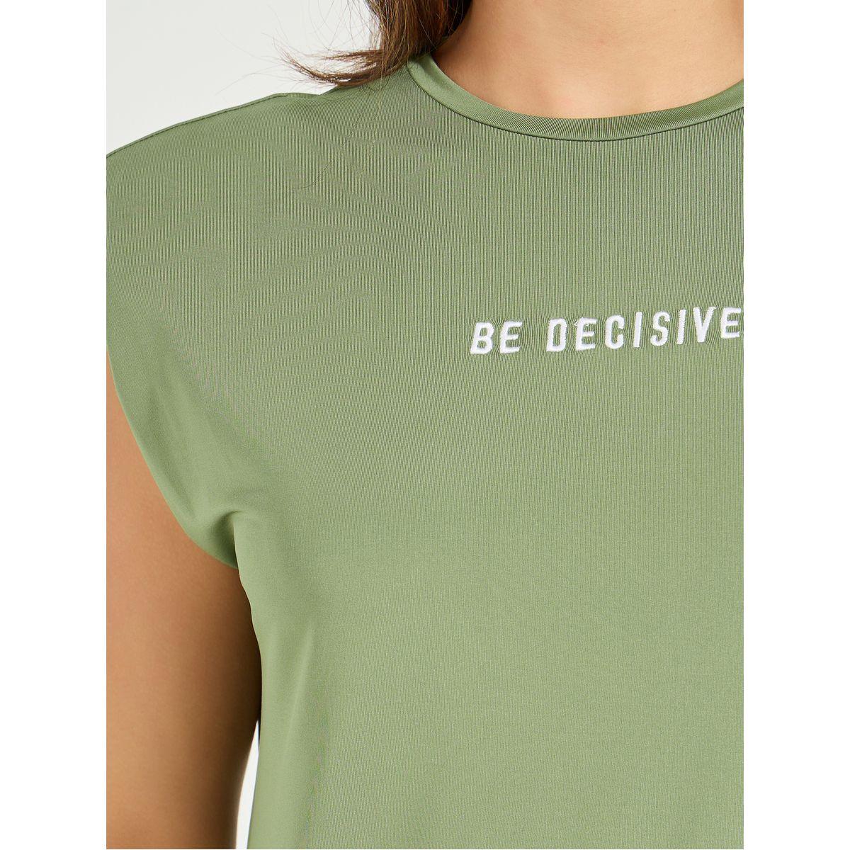 Styli Regular Fit Embroidered Slogan T-Shirt with Padded Sleeves-women-clothing-tshirts-image-4