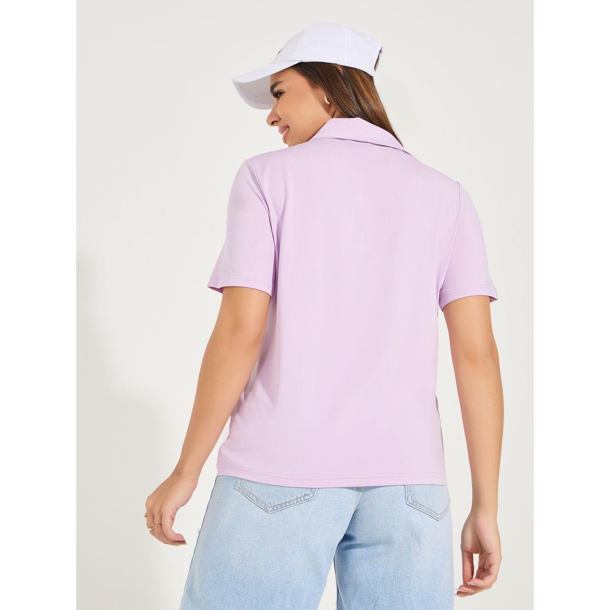 Styli Regular Fit Slogan Print Short Sleeve Polo T-Shirt-women-clothing-tshirts-image-5