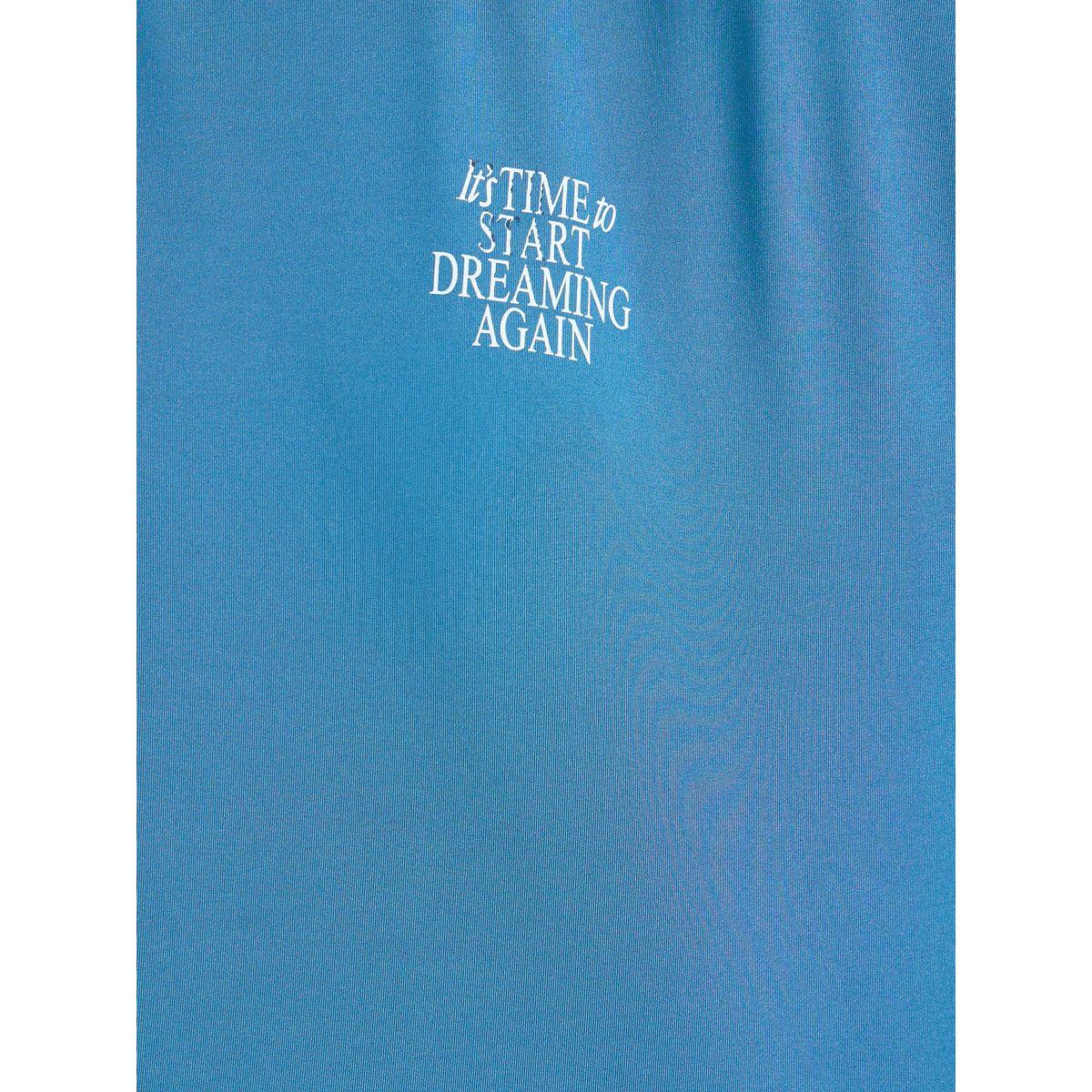 Styli Oversized Start Dreaming Slogan T-Shirt with Dropped Shoulder-women-clothing-tshirts-image-5