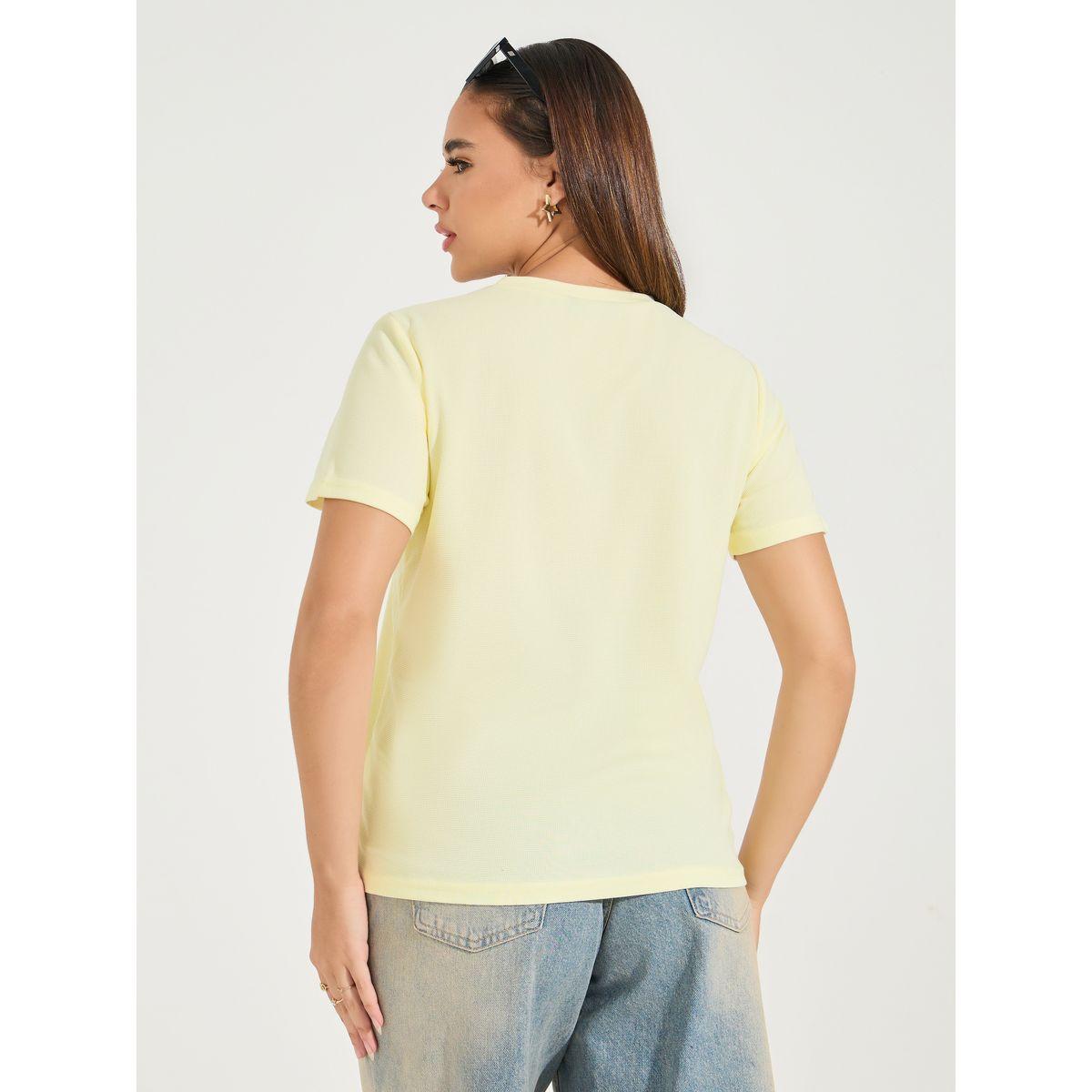 Styli Regular Fit Embroidery Detail Short Sleeves T-Shirt-women-clothing-tshirts-image-5