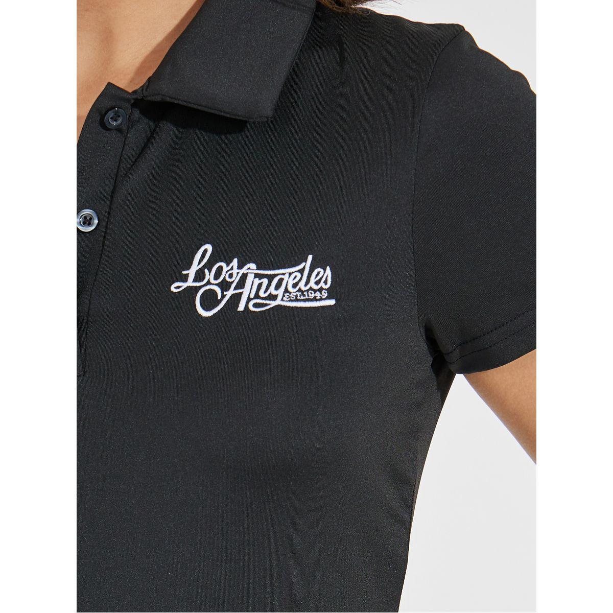 Styli Fitted Embroidery Slogan Polo T-Shirt-women-clothing-tshirts-image-4