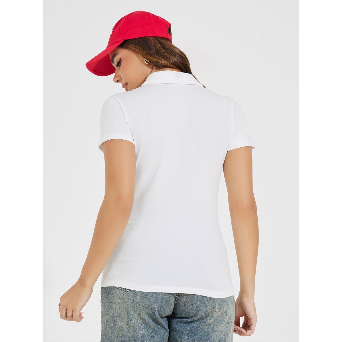 Styli Fitted Embroidery Slogan Polo T-Shirt-women-clothing-tshirts-image-5