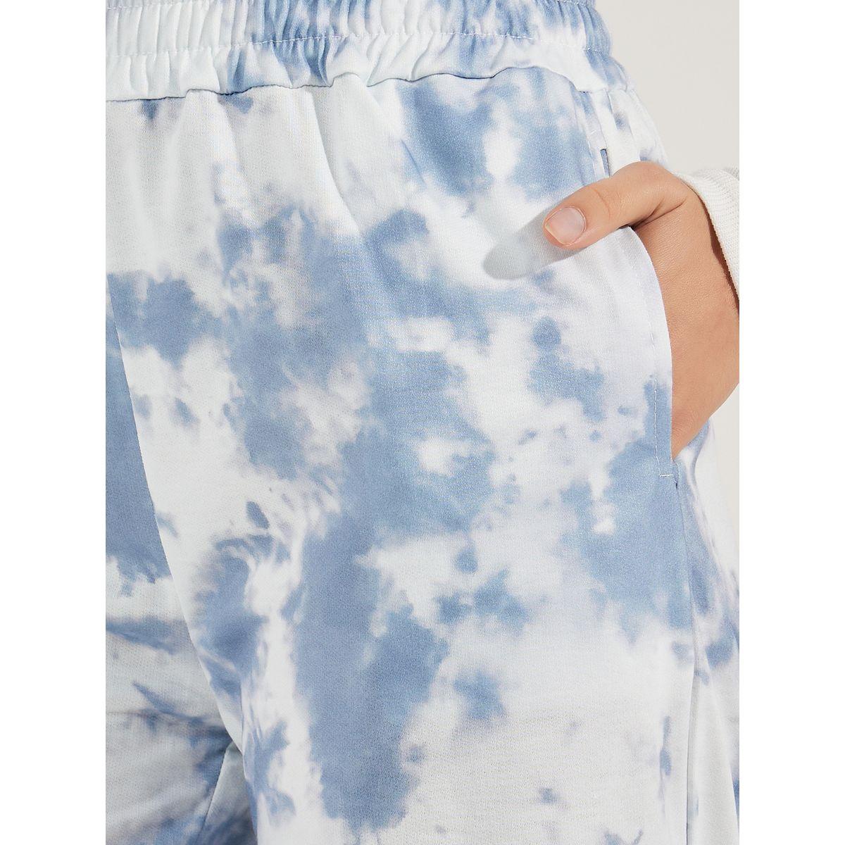 Styli Tie-Dye Jogger with Cuffed Hem-women-clothing-bottoms-joggers-image-3