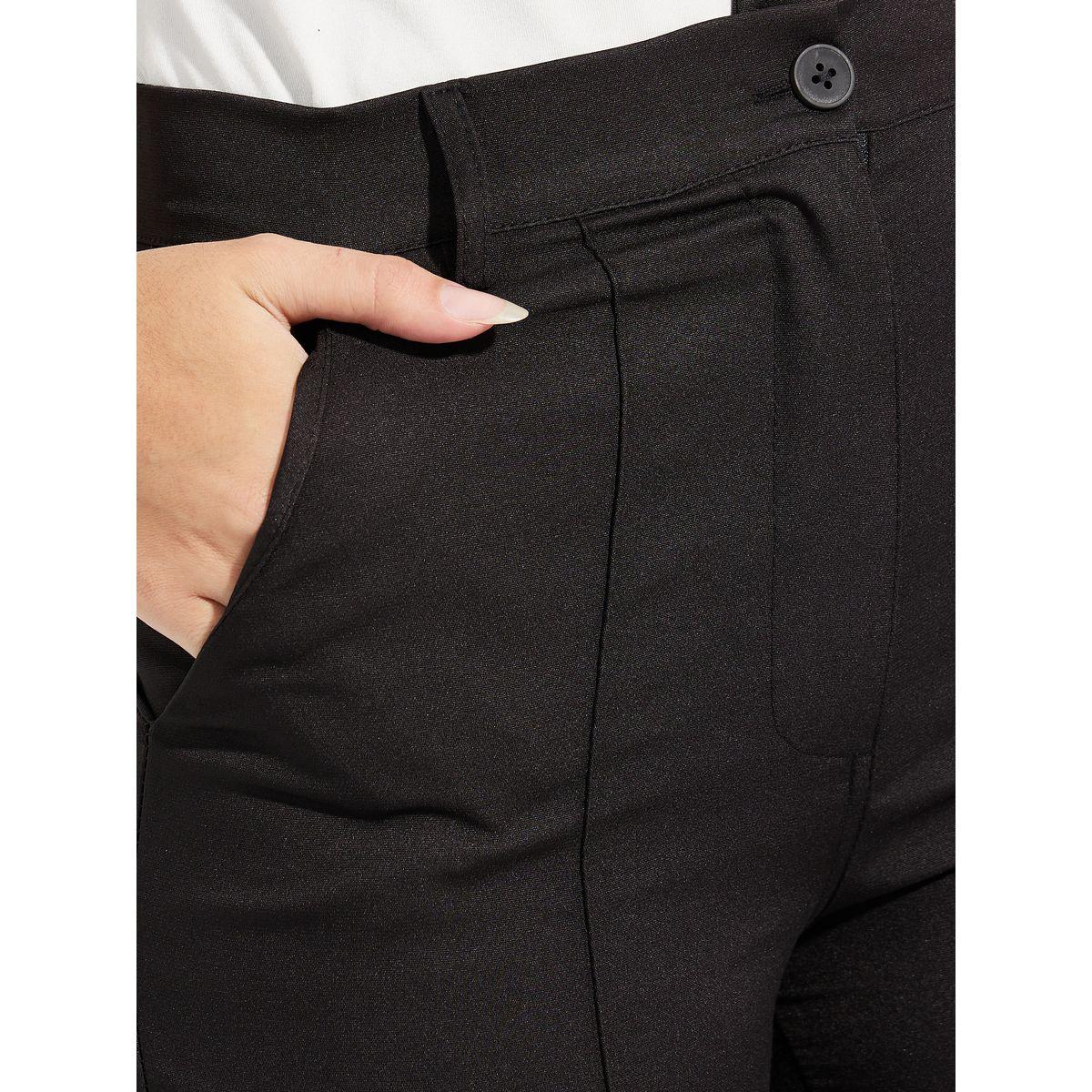 Styli Solid Lapel Collar Blazer & Trousers Co-Ords-women-clothing-coordsets-image-6