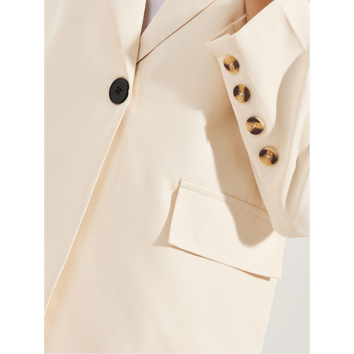 Styli Solid Lapel Collar Blazer & Trousers Co-Ords-women-clothing-coordsets-image-4