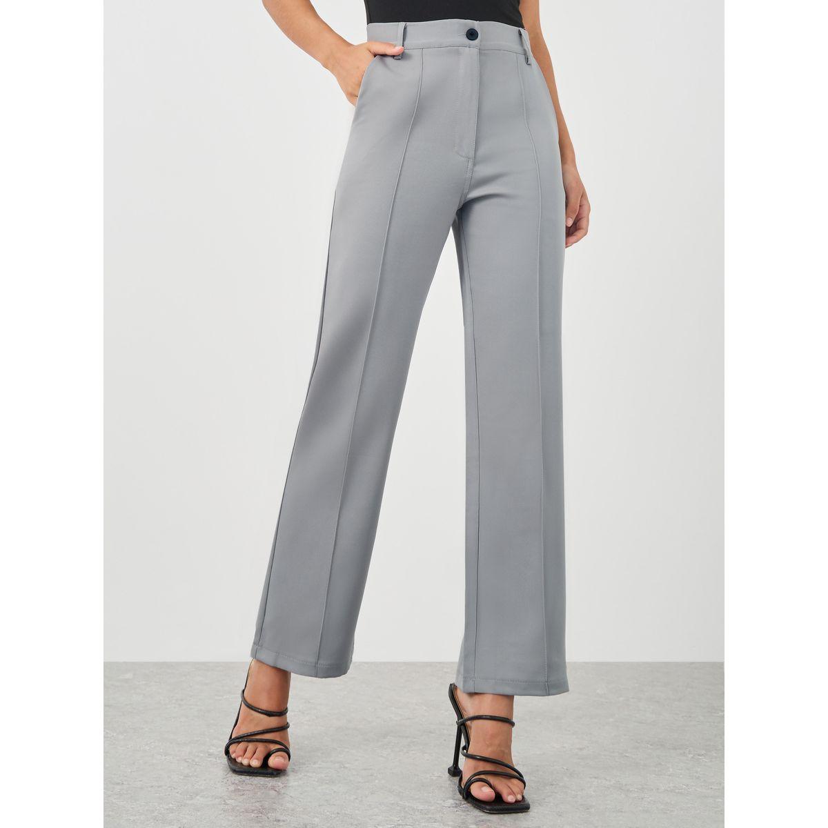 Styli Solid Lapel Collar Blazer and Trousers Co-Ords-women-clothing-coordsets-image-4