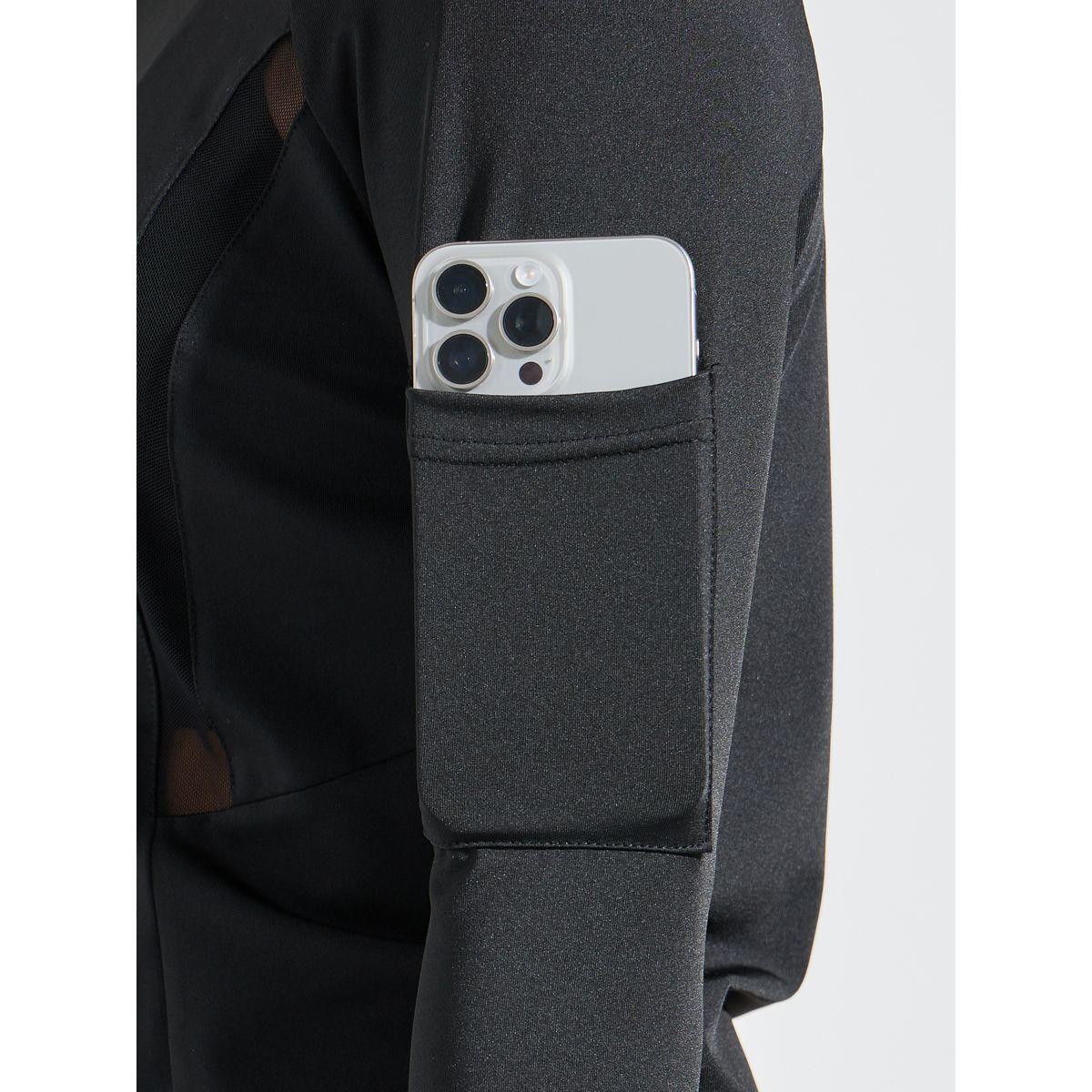 Styli Active Mesh Detail Arm Sleeve Pocket Zip-Up Jacket-women-clothing-sportswearandactivewear-coatsandjackets-jackets-image-4