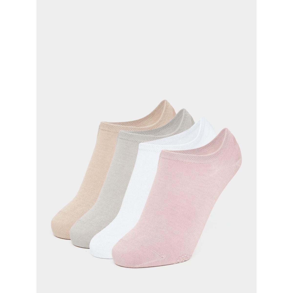 Styli Active Pack of 4 - Silicon Pad Base Active Low Cut Yoga Socks-sports-gear-gym-image-1