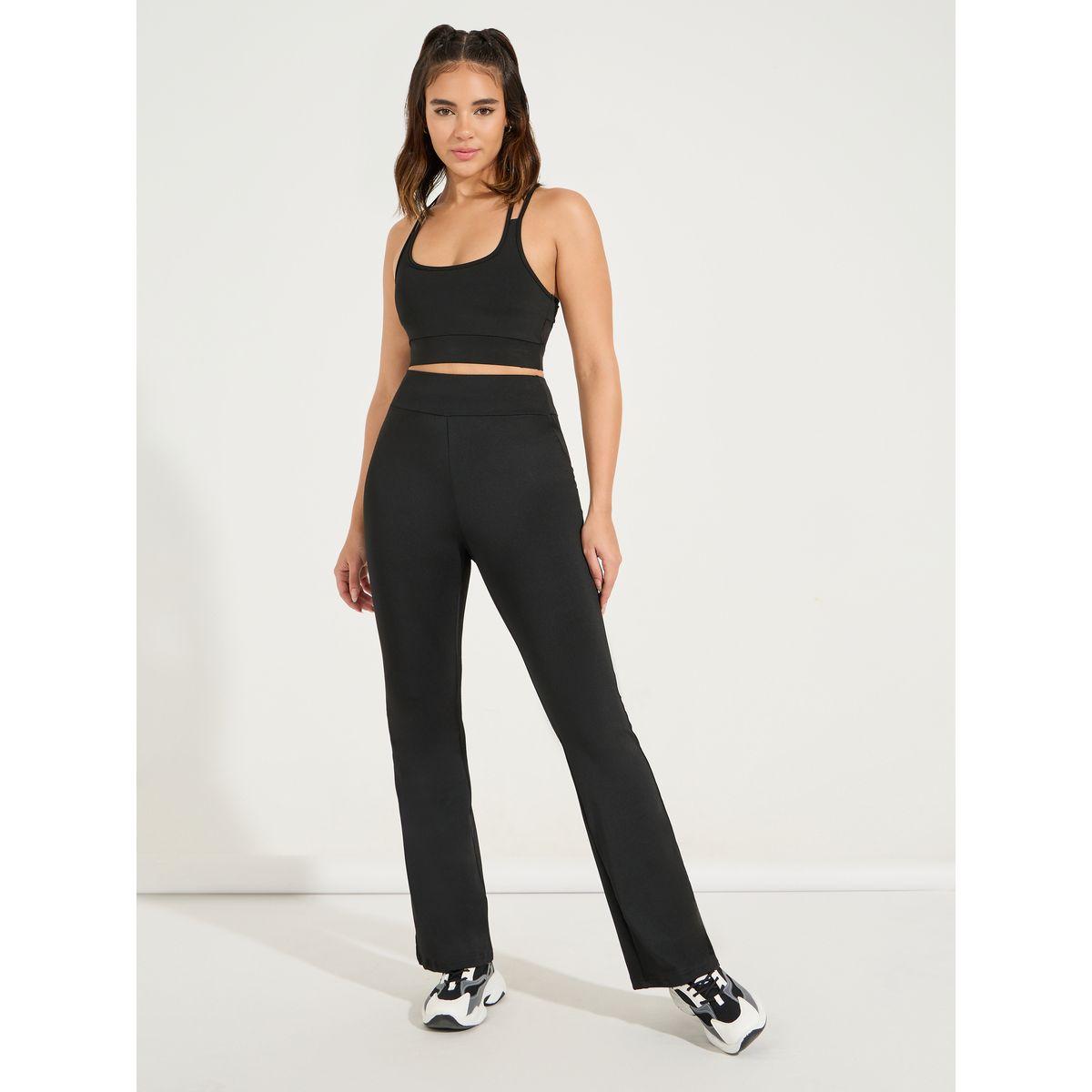 ليقنز بحواف واسعة وشريط عاكس للضوء-women-clothing-sportswearandactivewear-bottoms-leggings-image-2