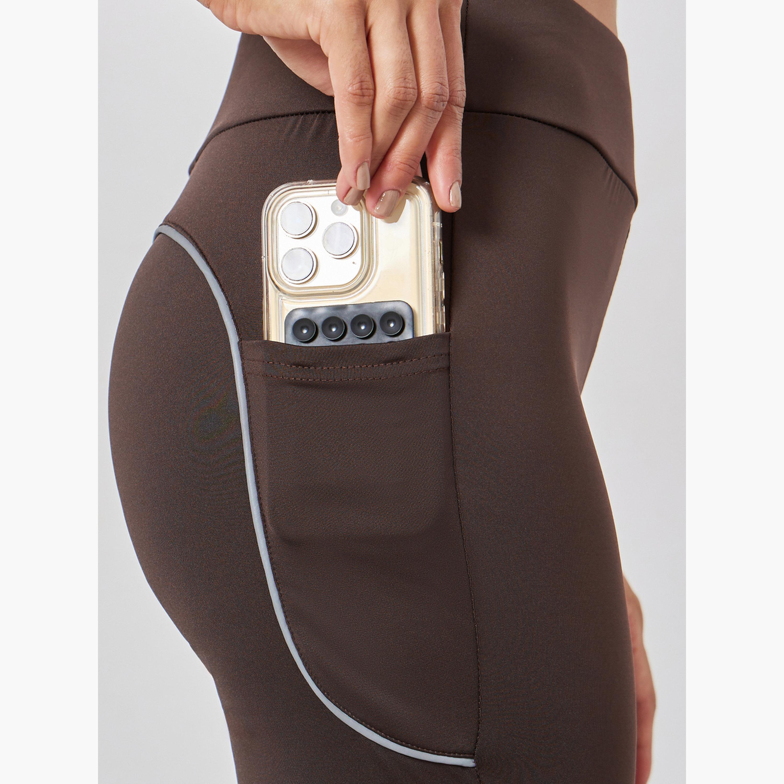 ستايلي - فيزون واسع الساق بجيب وشريط عاكس خلفي-women-clothing-sportswearandactivewear-bottoms-leggings-image-3
