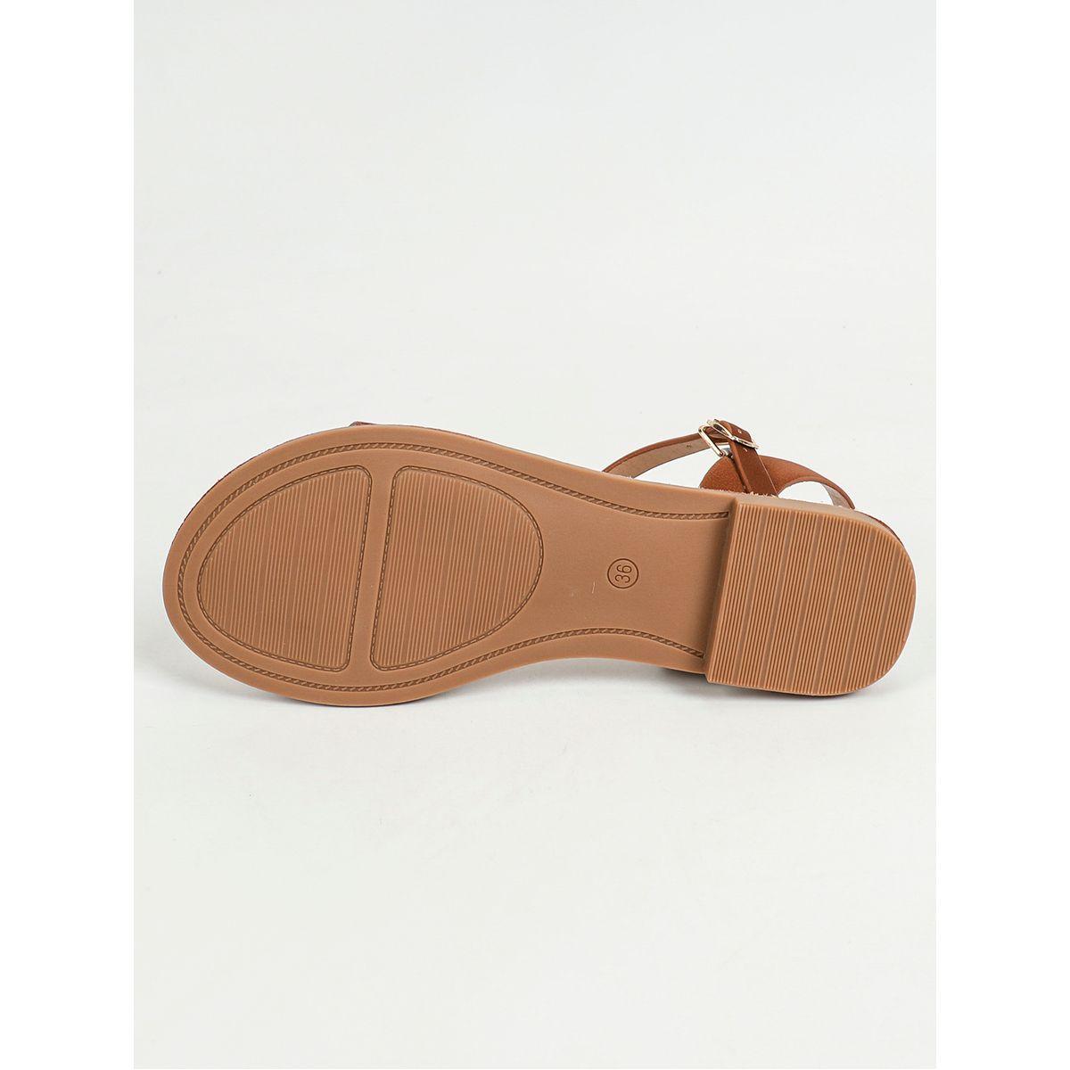 Sneak-a-Peek X Styli Single Band Ankle Strap Flat Sandals-women-shoes-sandals-flats-image-2