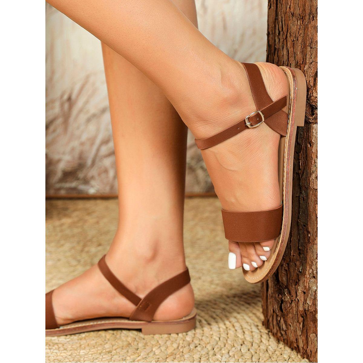 Sneak-a-Peek X Styli Single Band Ankle Strap Flat Sandals-women-shoes-sandals-flats-image-7