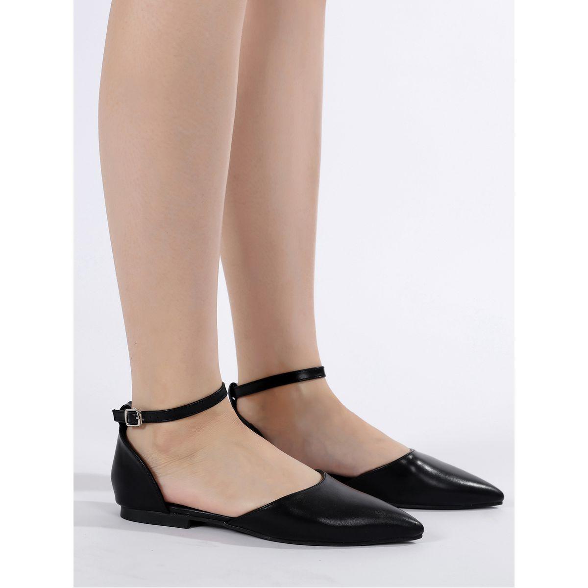 Sneak-a-Peek X Styli Solid Ankle Strap Pointed Toe Shoes-women-shoes-heels-image-2