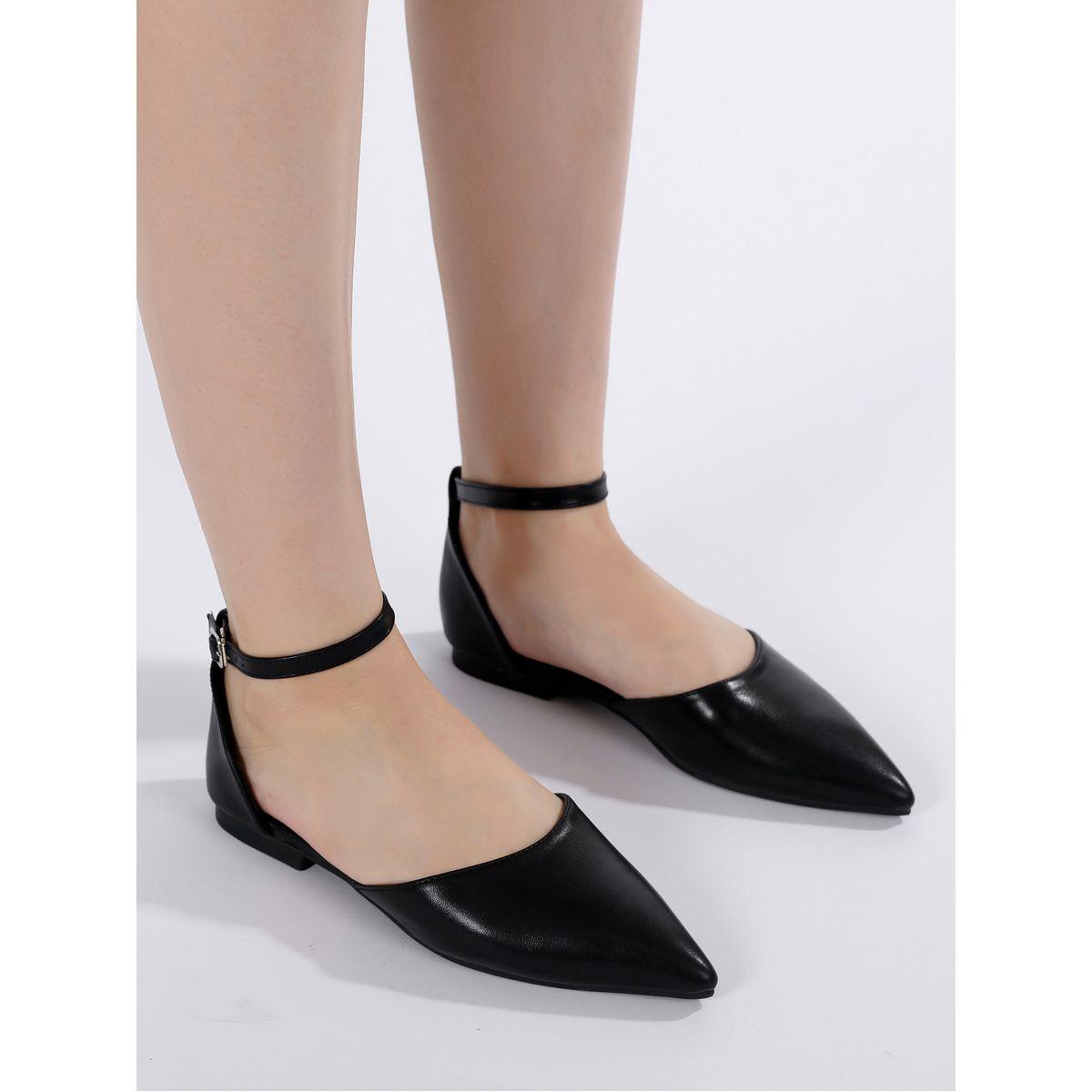 Sneak-a-Peek X Styli Solid Ankle Strap Pointed Toe Shoes-women-shoes-heels-image-3
