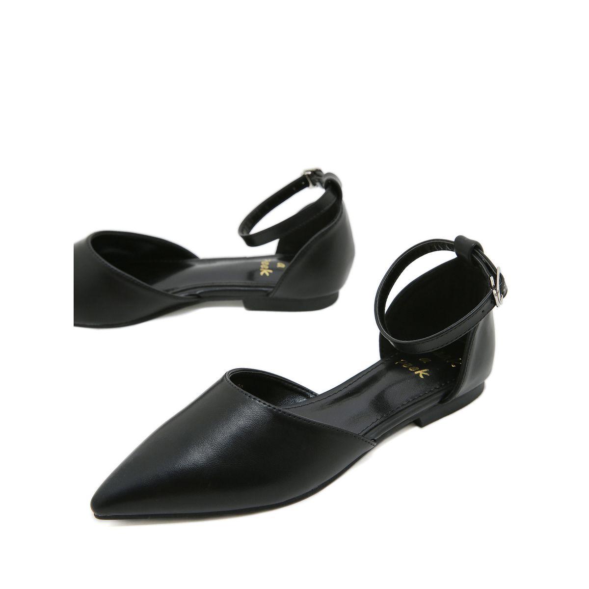 Sneak-a-Peek X Styli Solid Ankle Strap Pointed Toe Shoes-women-shoes-heels-image-4
