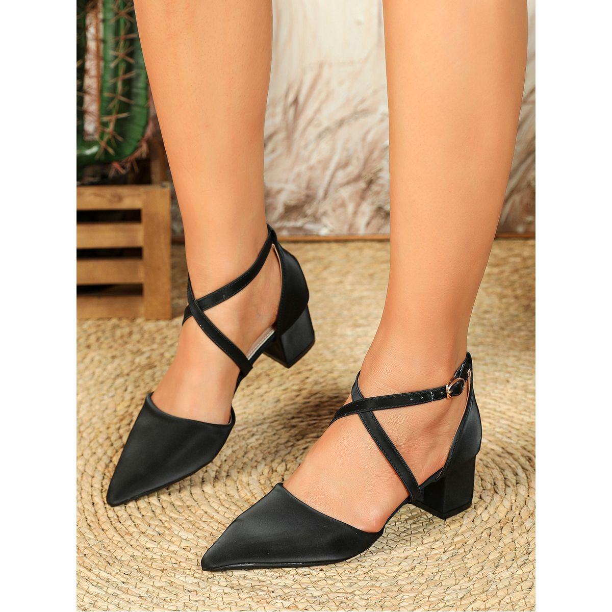 Sneak-a-Peek X Styli Cross Strap Pointed Toe Block Heel Shoes-women-shoes-heels-image-3