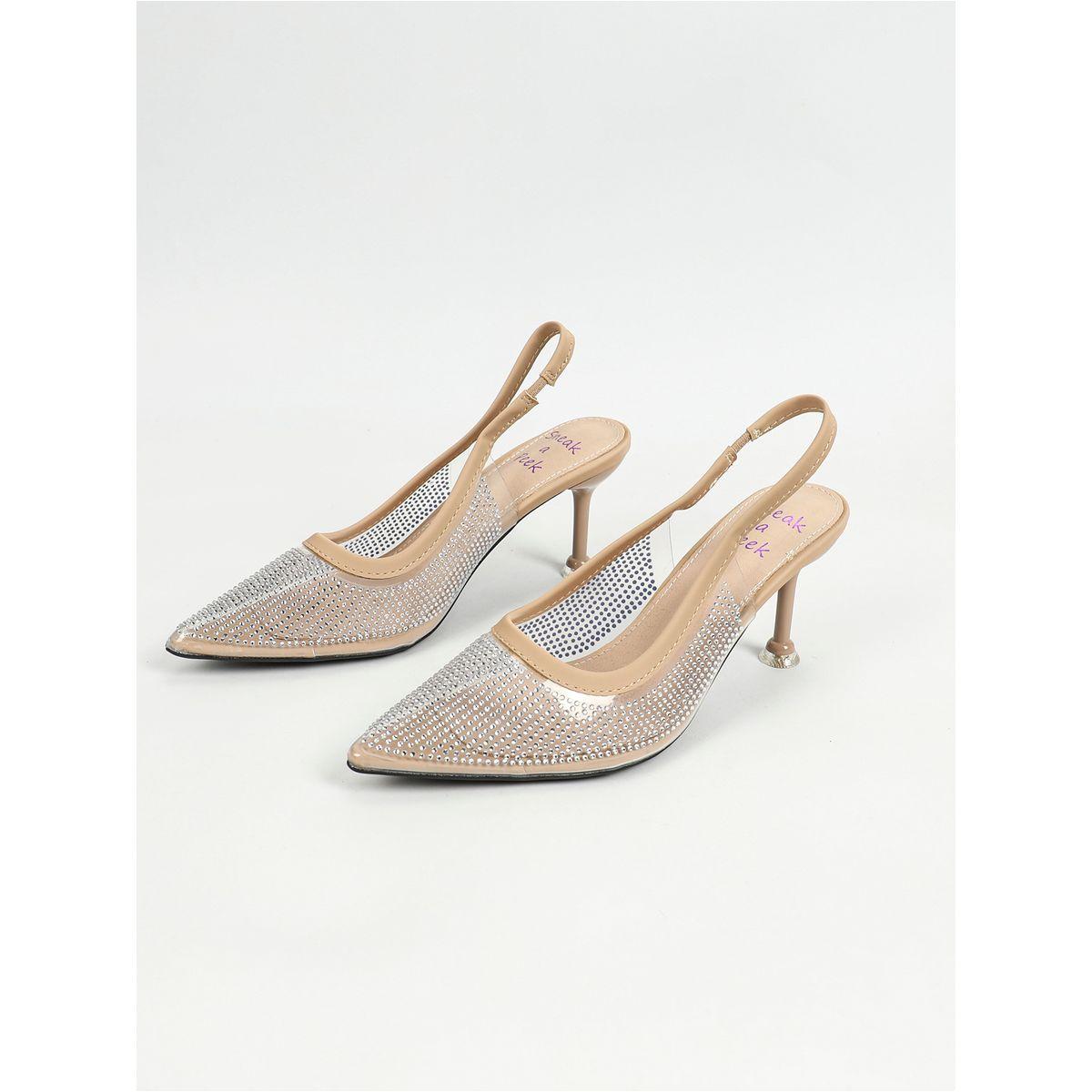 Sneak-a-Peek X Styli Embellished Pointed Toe Slingback Pumps-women-shoes-heels-image-7