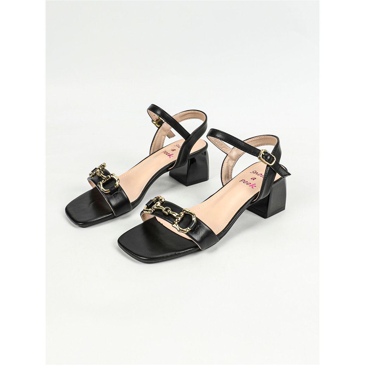 Sneak-a-Peek X Styli Metal Accent Ankle Strap Sandals-women-shoes-heels-image-7