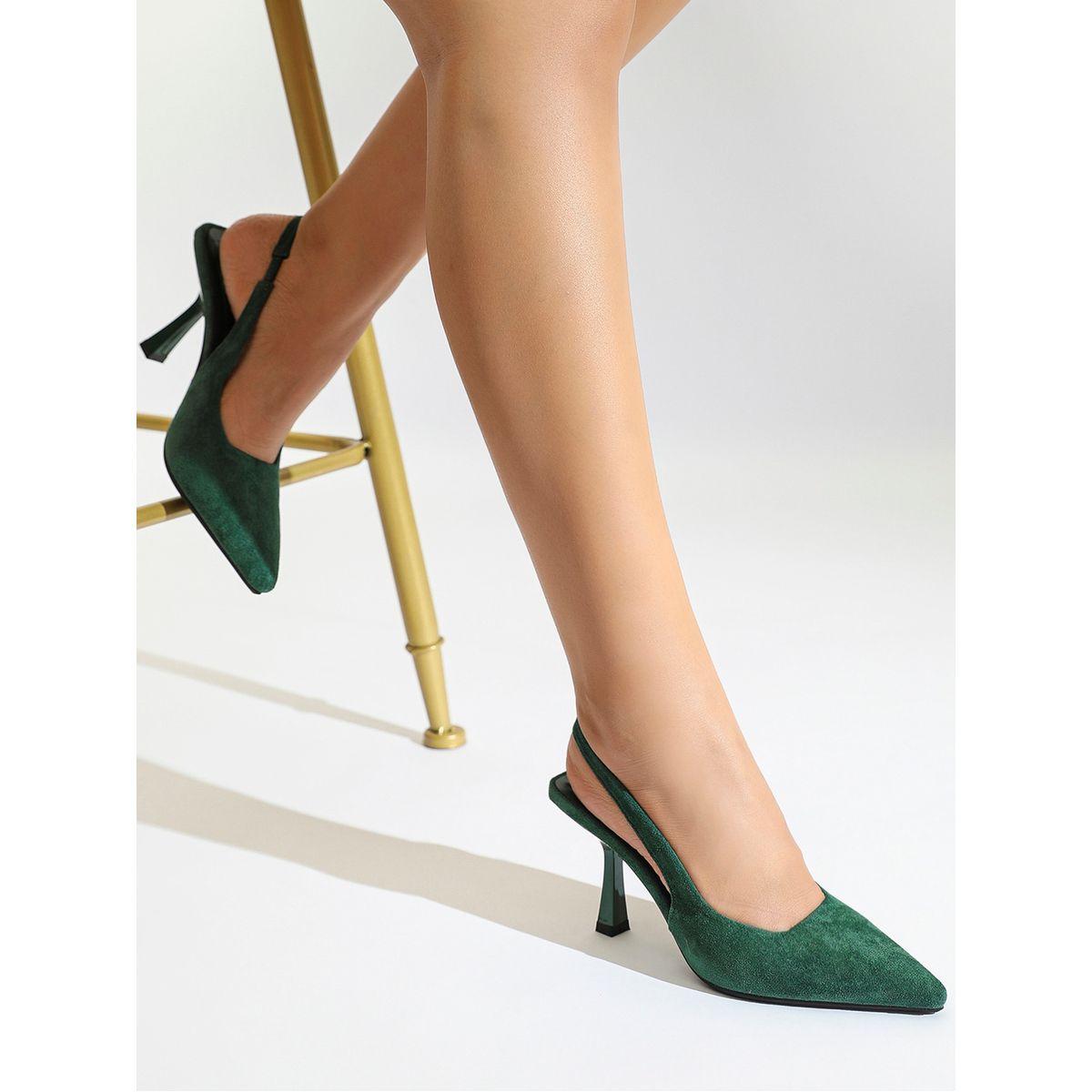 Sneak-a-Peek X Styli Solid Slingback Pointed Toe Pumps-women-shoes-heels-image-1