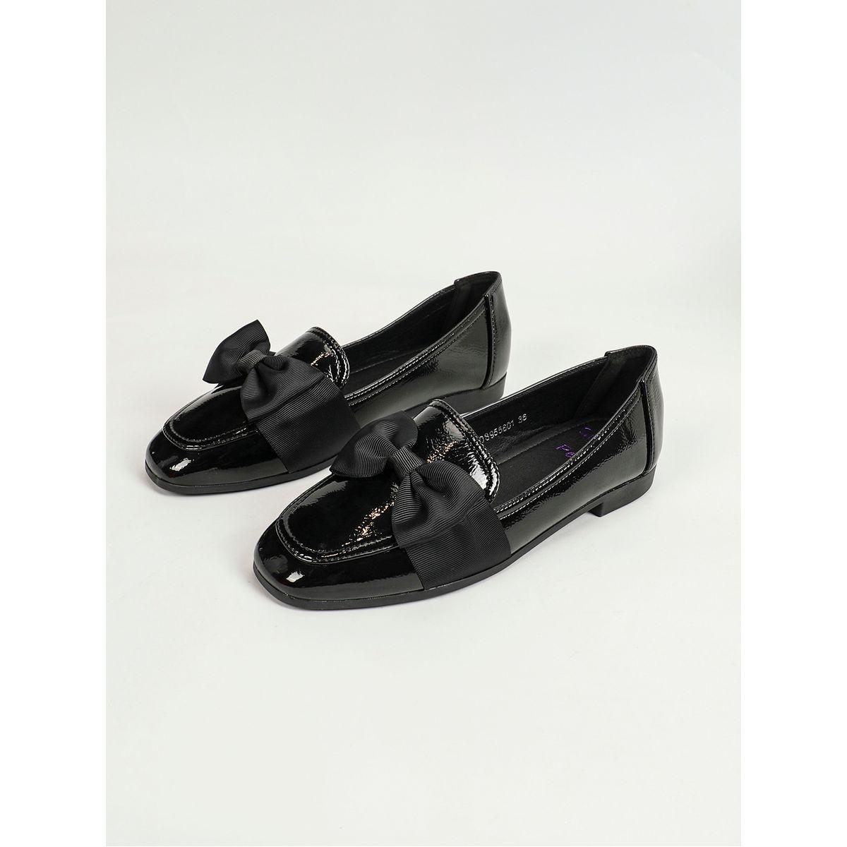 صندل فلات سهل الارتداء مزين بفيونكة سنِيك-أ-بِيك × ستايلي-women-shoes-loafersandmoccasins-image-7