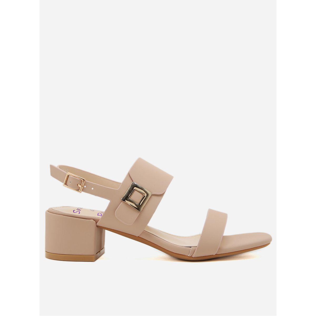 صندل سادة بكعب سميك وإبزيم سنِيك-أ-بِيك × ستايلي-women-shoes-heels-image-5