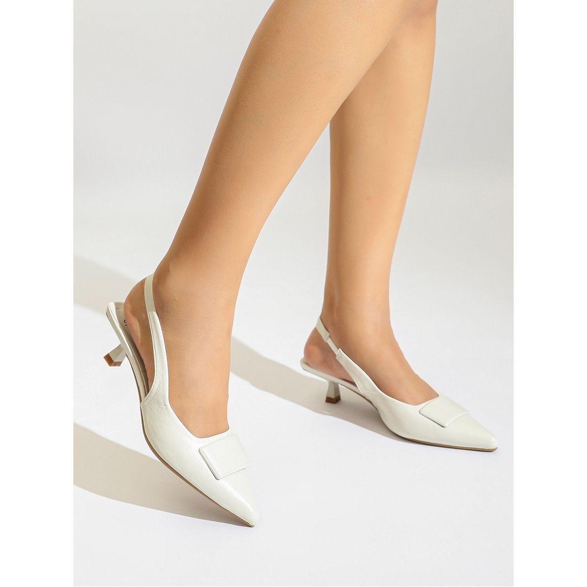 Sneak-a-Peek X Styli Pointed Toe Slingback Kitten Heel Pumps-women-shoes-heels-image-5