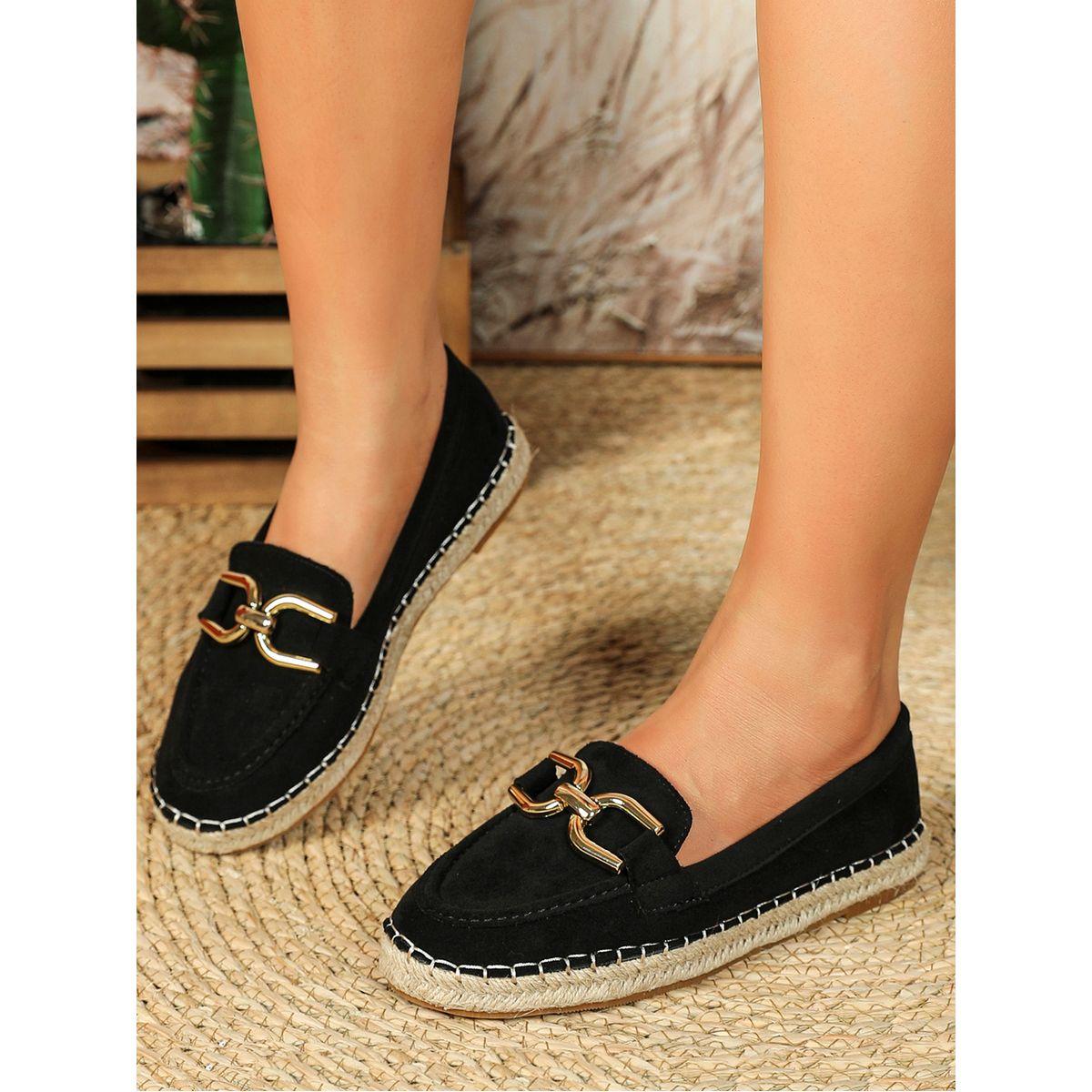 Sneak-a-Peek X Styli Metal Accent Embellished Slip On Espadrilles-women-shoes-flats-espadrilles-image-1