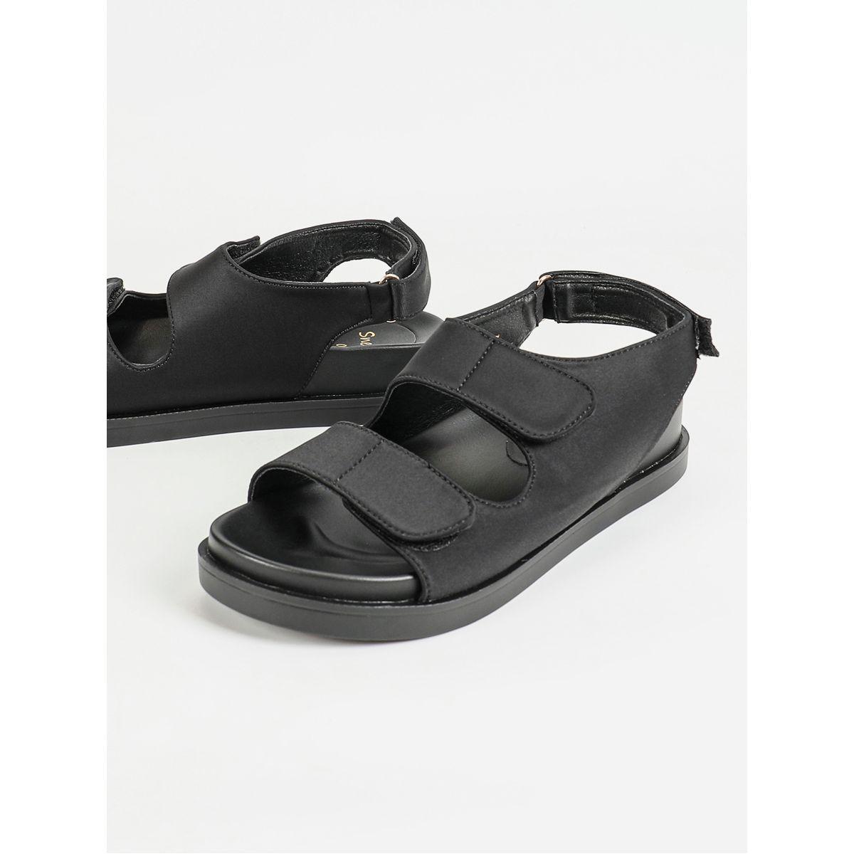 Sneak-a-Peek X Styli Double Velcro Strap Open Toe Sandals-women-shoes-sandals-flats-image-4