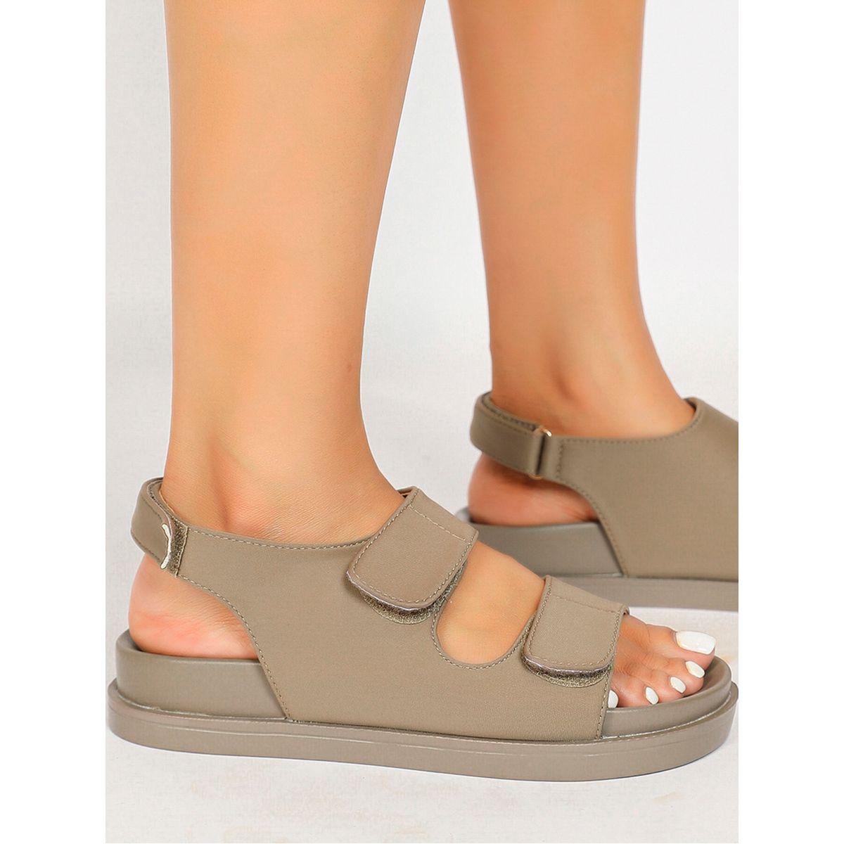 Sneak-a-Peek X Styli Double Velcro Strap Open Toe Sandals-women-shoes-sandals-flats-image-4