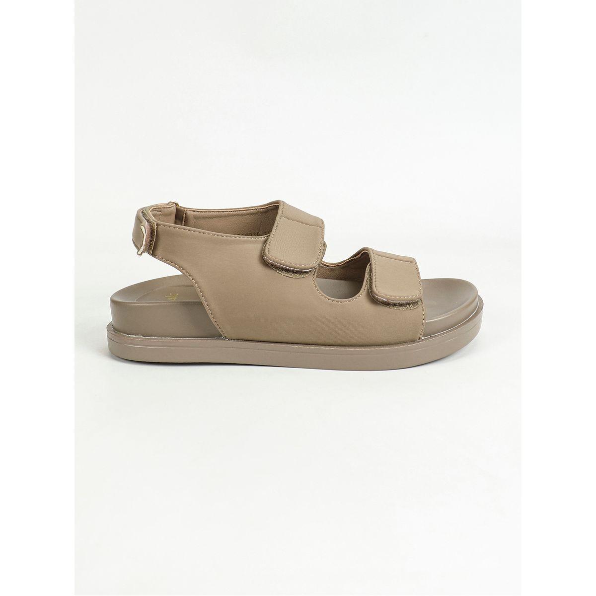 صندل بمقدمة مفتوحة وشريطين فيلكرو للغلق سنِيك-أ-بِيك × ستايلي-women-shoes-sandals-flats-image-6