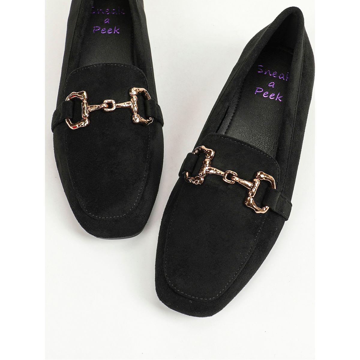 حذاء ميولز مزين بحلية معدنية سنِيك-أ-بِيك × ستايلي-women-shoes-flats-loafers-image-6