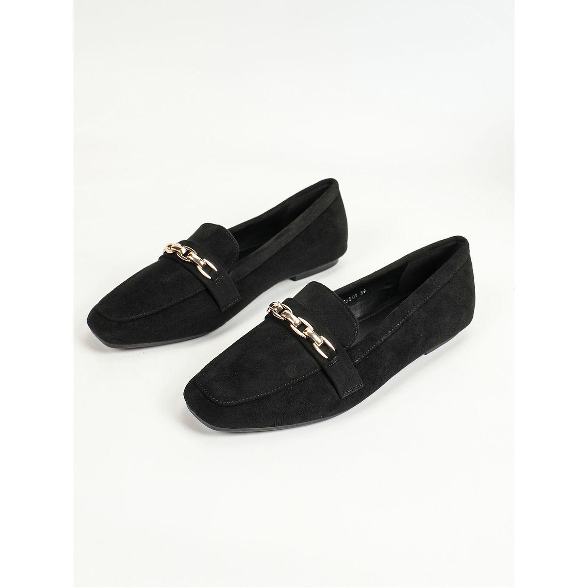 حذاء ميولز مزين بحلية معدنية سنِيك-أ-بِيك × ستايلي-women-shoes-flats-loafers-image-2