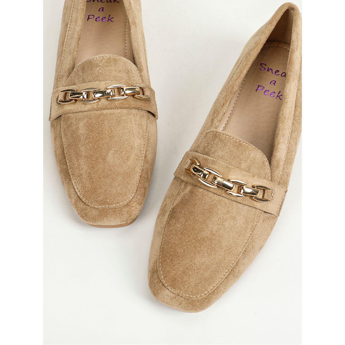 حذاء ميولز مزين بحلية معدنية سنِيك-أ-بِيك × ستايلي-women-shoes-flats-loafers-image-2