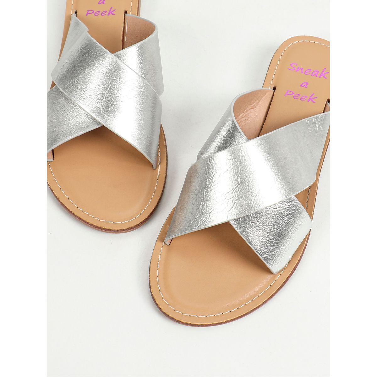 Sneak-a-Peek X Styli Criss Cross Strap Flat Sandals-women-shoes-sandals-flats-image-7