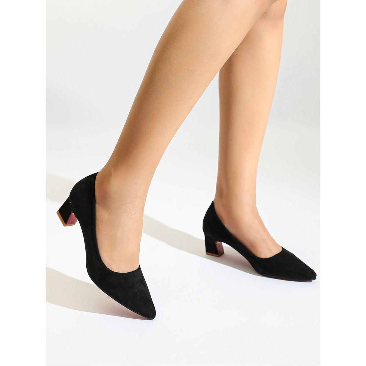 حذاء بكعب سميك ومقدمة مدببة سنِيك-أ-بِيك × ستايلي-women-shoes-heels-image-2