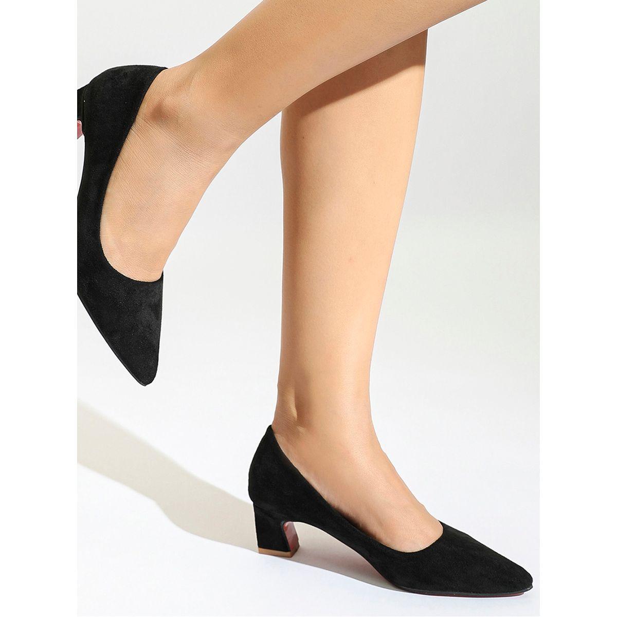 حذاء بكعب سميك ومقدمة مدببة سنِيك-أ-بِيك × ستايلي-women-shoes-heels-image-7