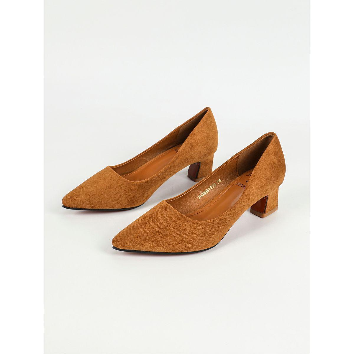 حذاء بكعب سميك ومقدمة مدببة سنِيك-أ-بِيك × ستايلي-women-shoes-heels-image-5