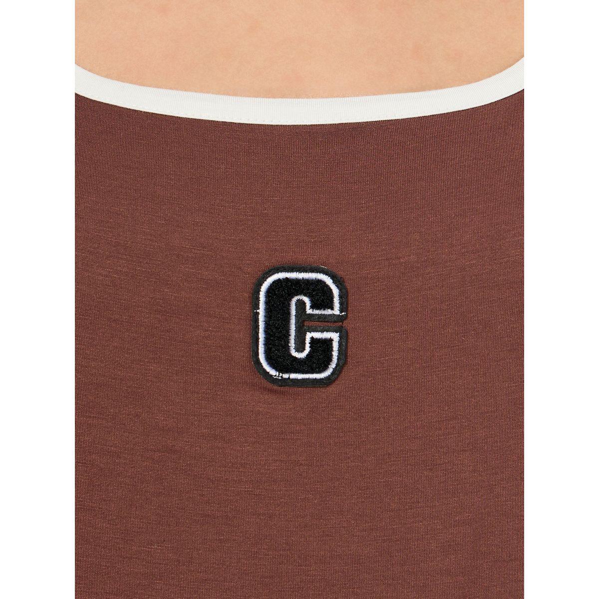 Styli Embroidered Contrast Binding Square Neck Regular Tank-women-clothing-tshirts-image-4