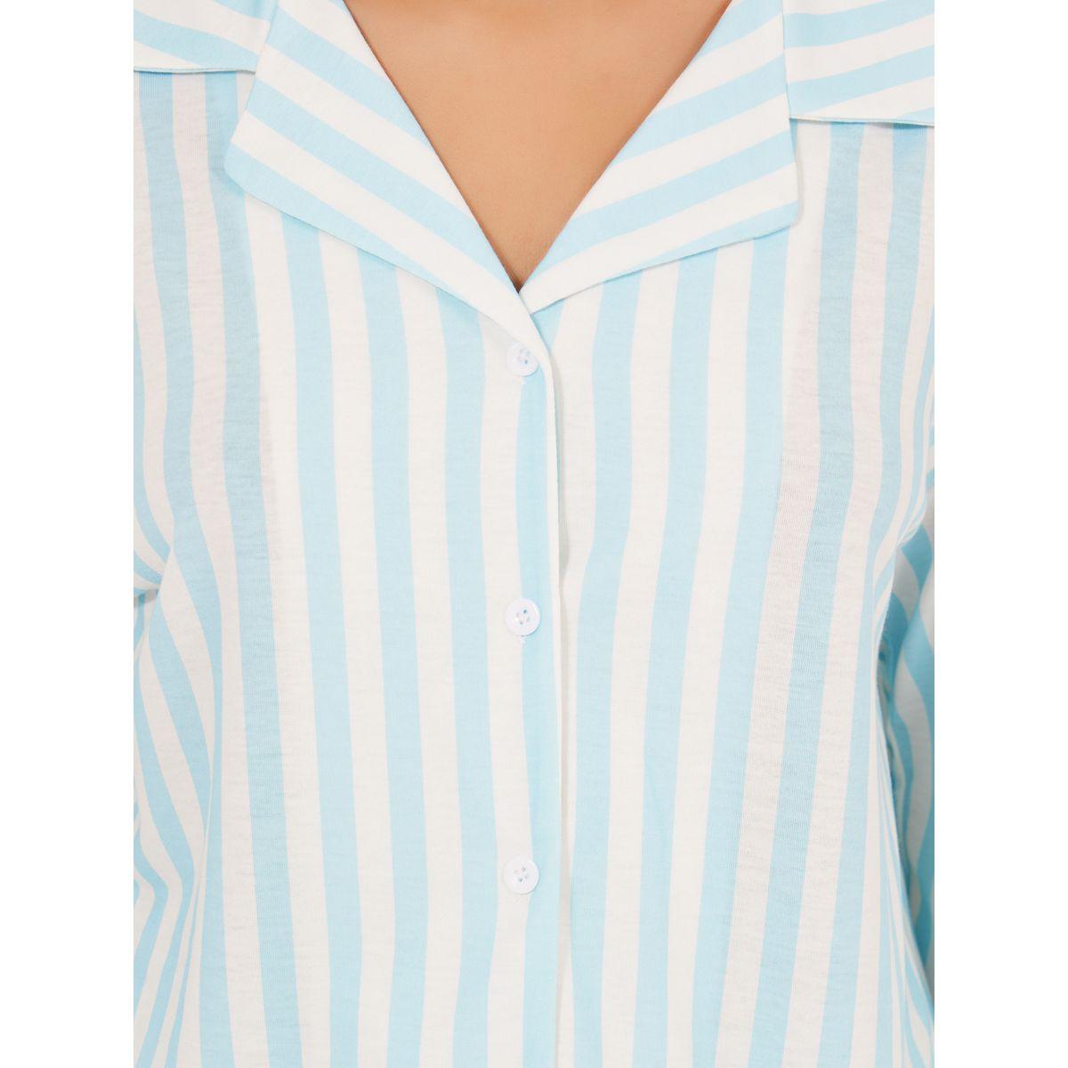 طقم من بنطال بيجاما مع بلوزة باكمام طويلة-women-clothing-nightwear-pyjamas-longsets-image-4