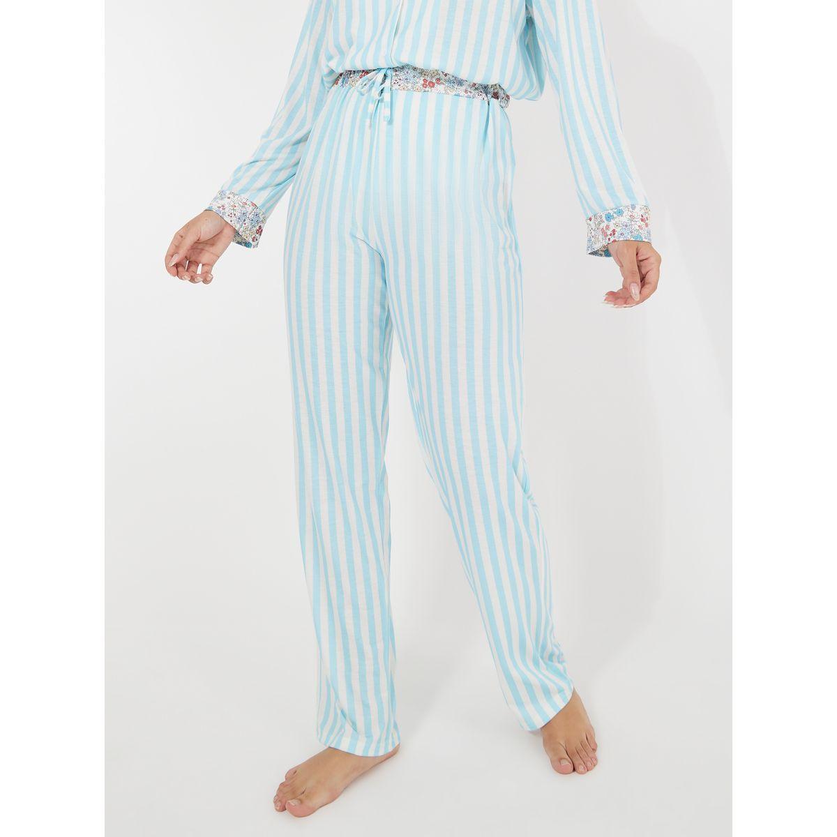 طقم من بنطال بيجاما مع بلوزة باكمام طويلة-women-clothing-nightwear-pyjamas-longsets-image-6