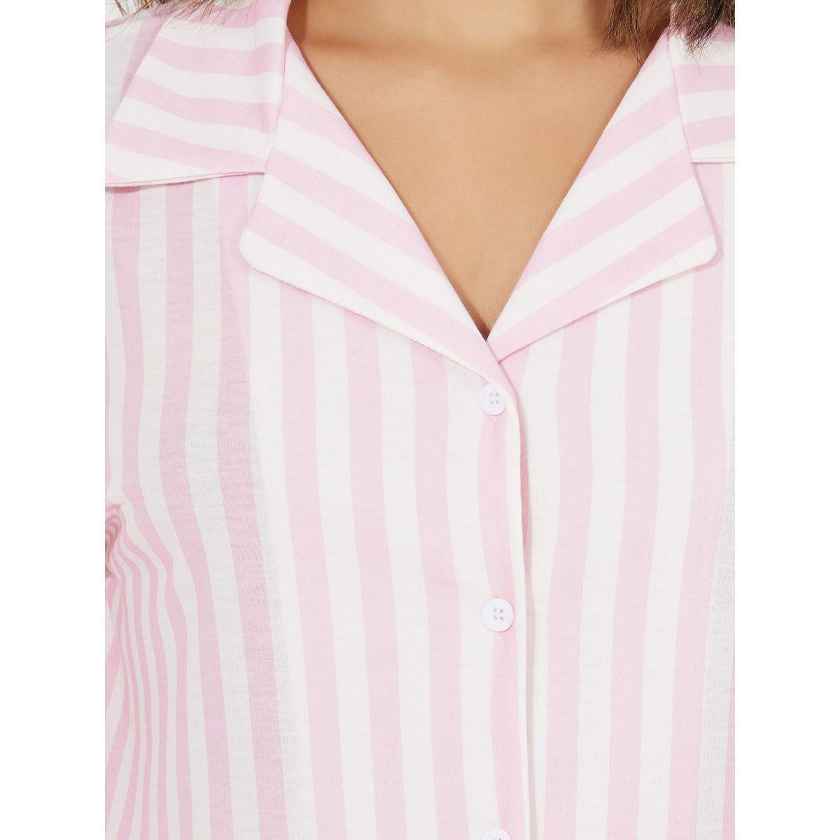 طقم من بنطال بيجاما مع بلوزة باكمام طويلة-women-clothing-nightwear-pyjamas-longsets-image-4